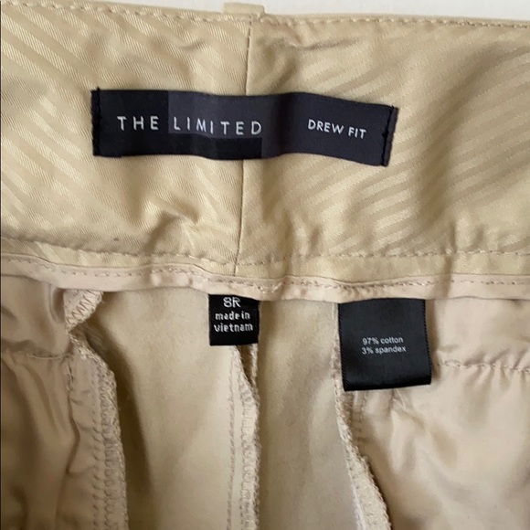 The Limited khaki suit Lg Drew fit pants Sz 8 - Picture 4 of 5